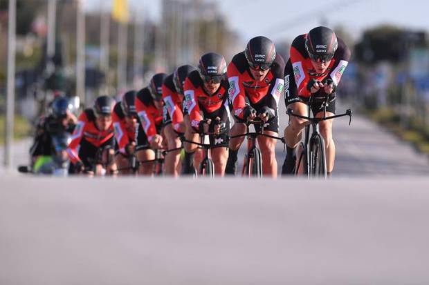 La BMC vince la cronosquadre di Lido di Camaiore (foto cyclingnews)