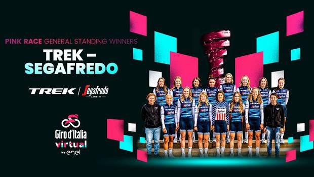 La Trek Segafredo Woman vince il Giro d'Italia Virtual (foto federciclismo)