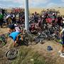 La caduta della terza tappa (foto cyclingnews)
