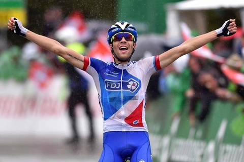 La vittoria di Thibaut Pinot (foto cyclingnews)