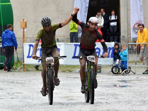 L'arrivo vincente alla Promenado di Damiano Lenzi e Filippo Barazzuol (foto organizzazione)