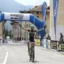 L'arrivo di Sarai Dolomitica vincitore Bike Marathon (foto Newspower)