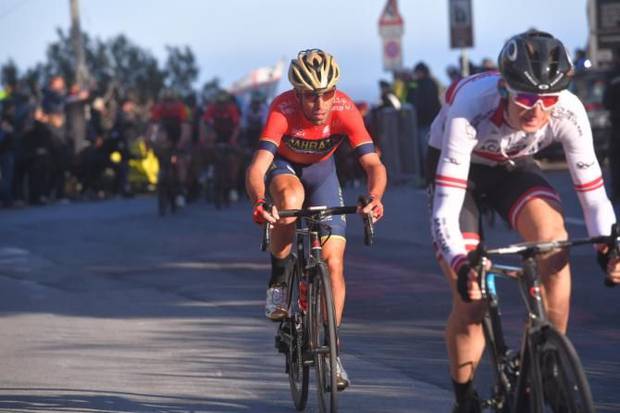 L'attacco di Nibali alla Milano Sanremo (foto cyclingnews)