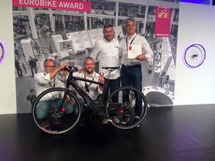 L'e-bike della Neox che ha vinto l'Eurobike Award