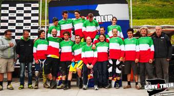 Le maglie tricolori di Downhill assegnate a Champoluc (foto Carlo Marchisio)