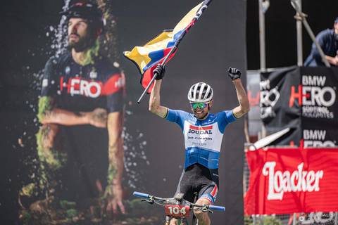 Leon Paez vincitore HERO Südtirol Dolomites (foto wisthaler)