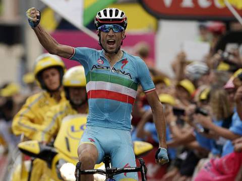 L'impresa di Vincenzo Nibali al Tour de France a La Toussouire (foto cyclingnews)