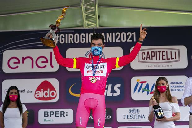 Lo spagnolo Ayuso vincitore del Giro d'Italia Under23 (foto federciclismo)