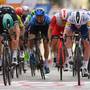 Lo sprint dell'ultima tappa della Vuelta (foto cyclingnews)