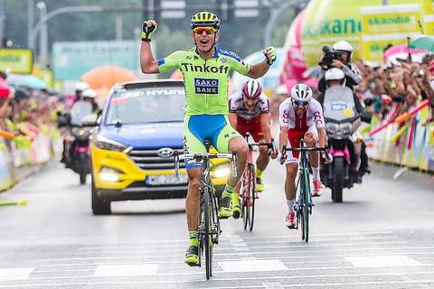 Maciej Bodnar vincitore quarta tappa Tour de Pologne (foto bettini/cyclingnews)