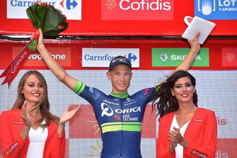 Magnus Cort Nielsen vince la 18a tappa della Vuelta Spagna (foto cyclingnews)