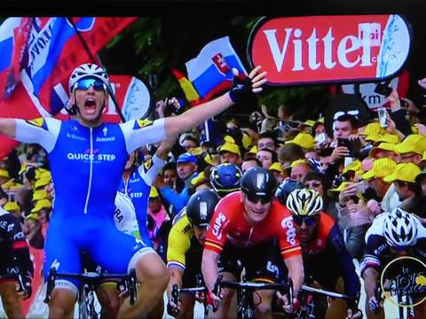 Marcel Kittel vincitore tappa 2 Tour de France