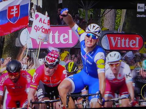 Marcel Kittel vincitore tappa Vesoul Troyes al Tour de France