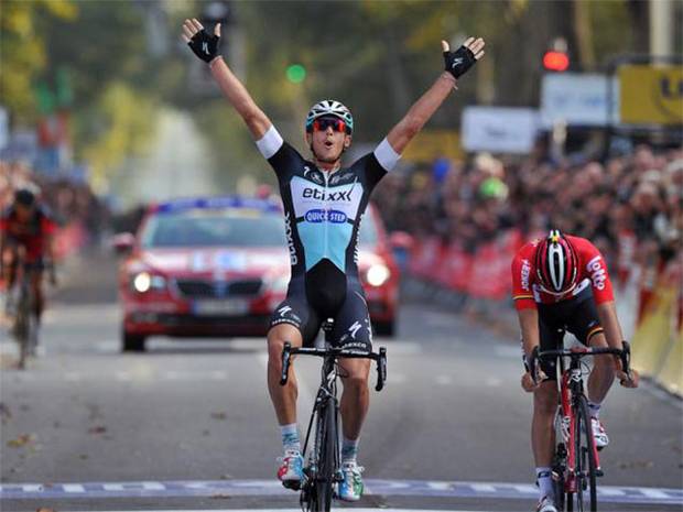 Matteo Trentin vince la Parigi Tours (foto cyclingnews)