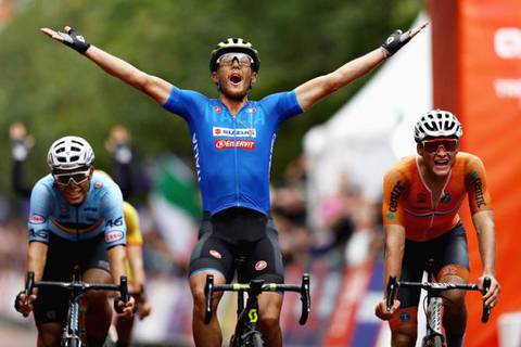 Matteo Trentin Campione d'Europa (foto cyclingnews)