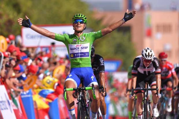 Matteo Trentin tris di vittorie alla Vuelta (foto cyclingnews)