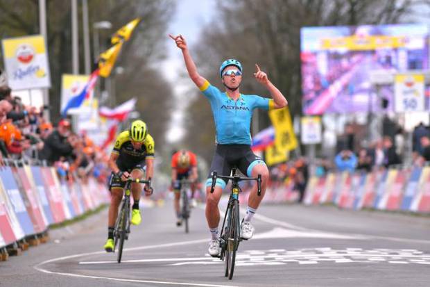 Michael Valgren vincitore dell'Amstel Gold Race (foto cyclingnews)