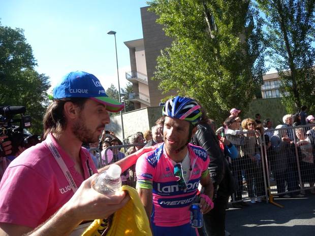 Michele Scarponi al Giro d'Italia 2013 tappa Ivrea