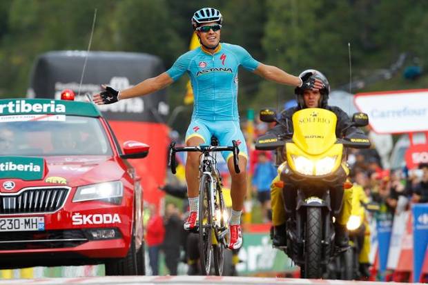 Mikel Landa vince l'11a tappa della Vuelta (foto bettini/cyclingnews)