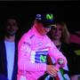 Nairo Quintana maglia rosa sul Block Haus (1)