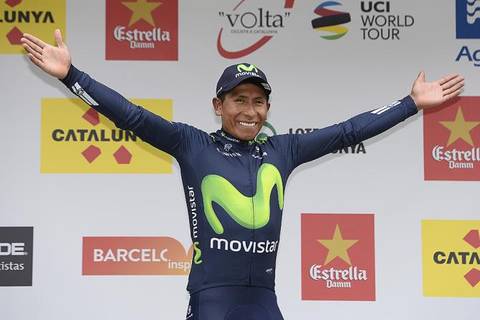 Nairo Quintana vincitore Giro di Catalogna (foto cyclingnews)