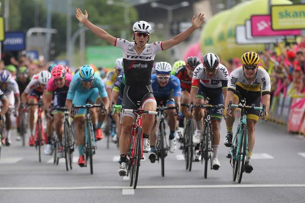 Nicolo Bonifazio vince tappa 3 del Tour di Pologna (foto organizzazione)