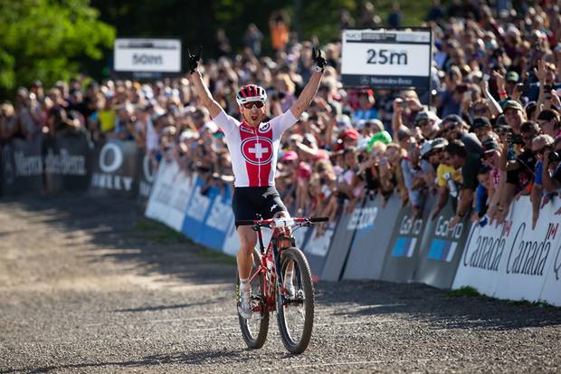 Nino Schurter Campione del mondo MTB XCO 2019 (foto UCI)