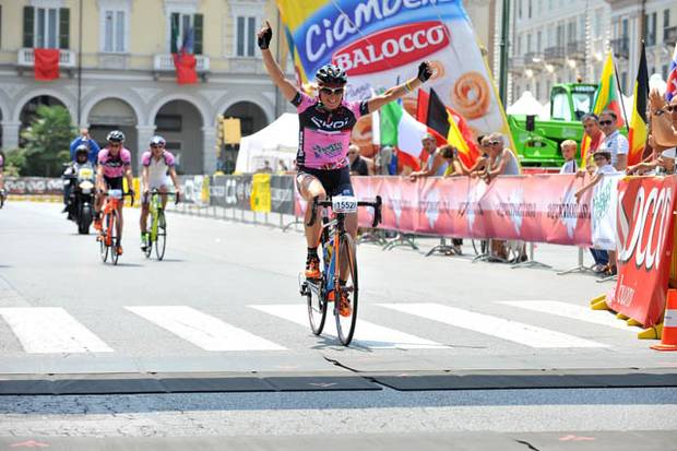 Olga Cappiello Vincitrice donne della Fausto Coppi Le ALpi del Mare 2015 (foto organizzazione)