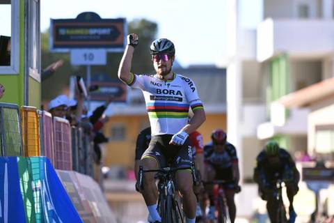 Peter Sagan vince la terza tappa della Tirreno Adriatico (foto cyclingnews)