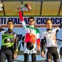 Podio Campionati Italiani ciclocross 2017 (foto fb belingheri soncini)