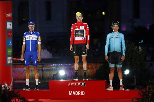 Podio finale della Vuelta (foto bettini cyclingnews)