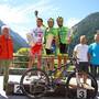 Podio maschile Gran Paradiso Bike 2014 (foto aostaoggi.it) 