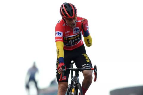Primoz Roglic le mani sulla Vuelta (foto cyclingnews)
