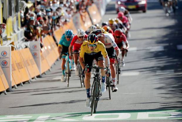 Primoz Roglic vincitore a Orcieres Merlette (foto cyclingnews)