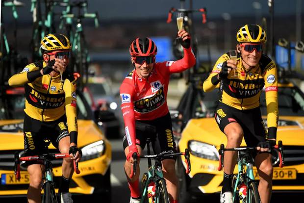 Primoz Roglic vincitore della Vuelta 2020 (foto cyclingnews)