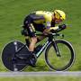 Primoz Roglic vincitore della cronometro di San Marino (foto bettini cyclingnews)