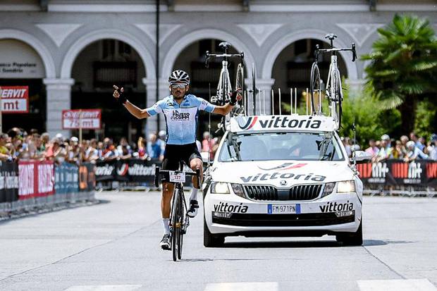 Riccardo Picchetta vincitore della Fausto Coppi 2019 (foto Atzeni)