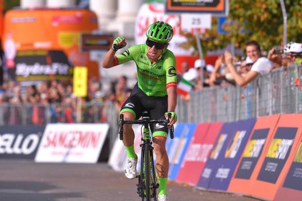 Rigoberto Uran vincitore della Milano Torino (foto cyclingnews)