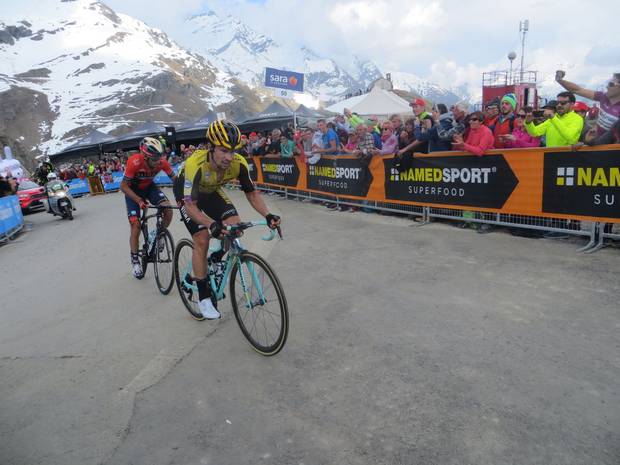 Roglic e Nibali duello Tappa Ceresole Giro d'Italia 2019