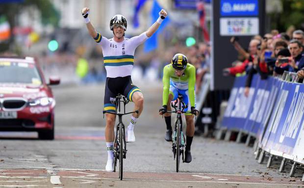 Rohan Dennis campione del mondo a cronometro 2019 (foto cyclingnews Bettini)