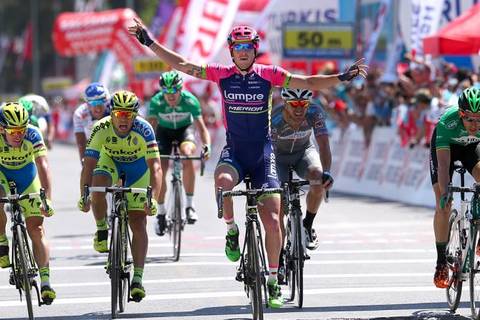 Sacha Modolo vince la quinta tappa del Giro di Turchia (foto Cyclingnews)