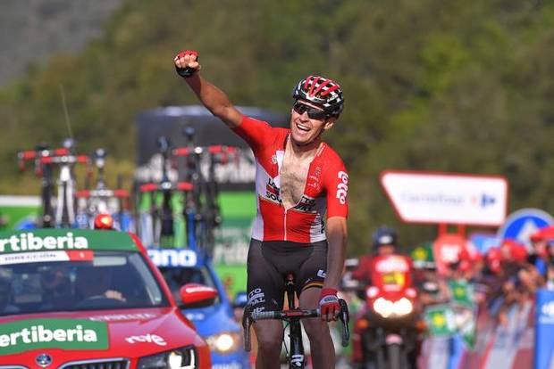 Sander Armee vincitore tappa 18 della Vuelta (foto cyclingnews)