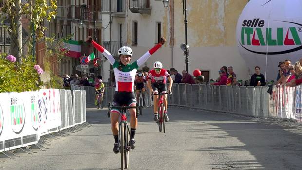 Sara Casasola vince a Cantoira nel Giro d'Italia Ciclocross (foto organizzazione)