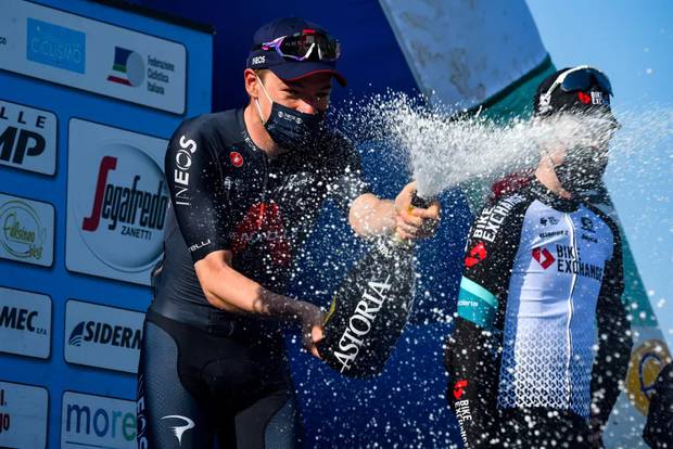 Settimana Coppi e Bartali sprint vincente di  Ethan Hayter a Riccione (foto cyclingnews)