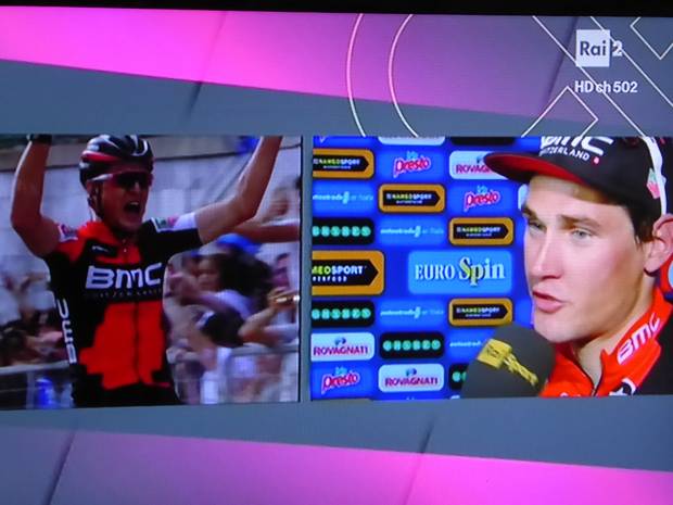 Silvan Dillier vincitore sesta tappa Giro d'Italia 2017