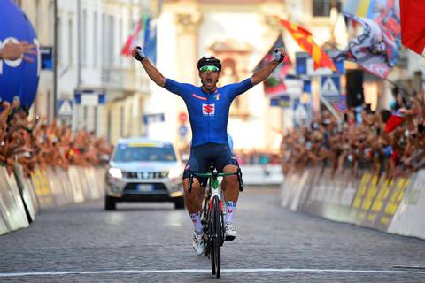 Sonny Colbrelli Campione d'Europa (foto Federciclismo)