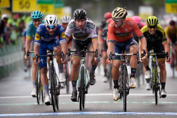 Sonny Colbrelli vince la terza tappa del Giro della Svizzera (foto bettini cyclingnews)