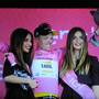 Steven Kruijswijk maglia rosa Giro d'Italia ad Andalo