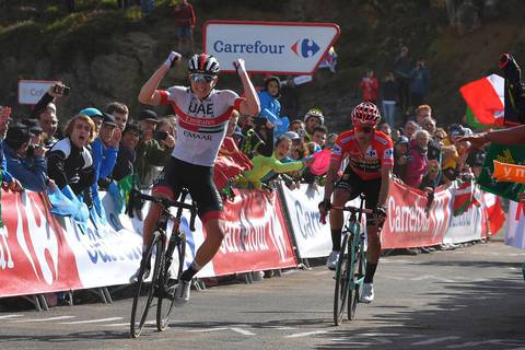 Tadej Pocagar vince tappa 13 della Vuelta Spagna