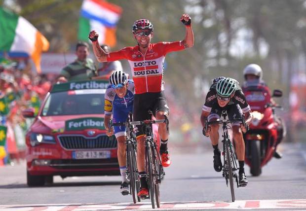Tomasz Marczynski vincitore sesta tappa Vuelta Spagna (foto cyclingnews)